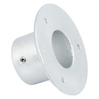 グリーンクロス 単管用ジョイント金具 Zタイプ ラウンド型ベース Z-15-1R 1個（直送品）