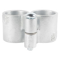 グリーンクロス 単管用ジョイント金具 Zタイプ 扉用蝶番 Z-24-2H 1個（直送品）