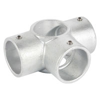 グリーンクロス 単管用ジョイント金具 Zタイプ クロスT継ぎ Z-2-4Y 1個（直送品）