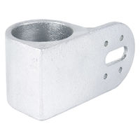 グリーンクロス 単管用ジョイント金具 Zタイプ シングル羽根付き 板留 Z-8-1SB 1個（直送品）