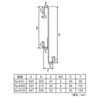 フジテックジャパン マルチフック クローム No.4(BS) 壁掛け・収納・DIY用 1100100016431 1個（直送品）