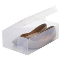 LIV PLUS ベストコ シューズボックス フルオープン レディース 2個 クリア ゼーエン ND-2801 1個（直送品）