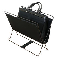 LIV PLUS ベストコ 荷物置き ハンモック型 折りたたみ 収納 ブラック フロアーラック ND-3593 1個（直送品）