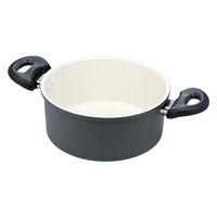 LIV PLUS 両手鍋 20cm セラミック IH ガス アリエッタセラミック ND-3617 1個（直送品）