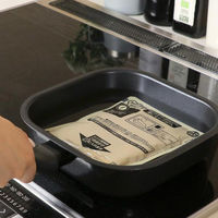 LIV PLUS フライパン 18cm IH ガス火対応 四角すぎる!フライパン ND-3631 1個（直送品）