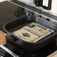 LIV PLUS フライパン 24cm IH ガス火対応 四角すぎる!フライパン ND-3633 1個（直送品）