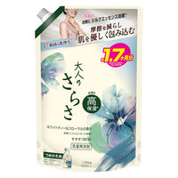 大人のさらさ 洗濯洗剤 液体 ホワイトティー＆フローラルの香り 詰め替え 超ジャンボ 1260g 1セット（1個×3） P＆G