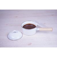 （お得なセット）片手鍋 両手鍋 キューブクック ケトル 4点セット IH・ガス火対応 OT26-100.W 1個 富士ホーロー