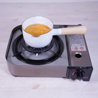 （お得なセット）ミルクパン 琺瑯五徳 保存容器 4点セット IH・ガス火対応 OT26-50.W 1個 富士ホーロー