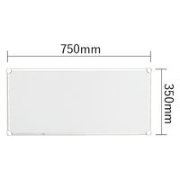 【軒先渡し】エレクター ベーシックシリーズ フラットシェルフ 幅750×奥行350mm ホワイト 1セット（直送品）