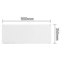 【軒先渡し】エレクター ベーシックシリーズ フラットシェルフ 連結用天板 幅900×奥行350mm ホワイト 1枚（直送品）