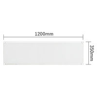 【軒先渡し】エレクター ベーシックシリーズ フラットシェルフ 幅1200×奥行350mm ホワイト 1セット（直送品）