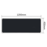 【軒先渡し】エレクター ベーシックシリーズ フラットシェルフ 連結用天板 幅1200×奥行450mm ブラック 1枚（直送品）