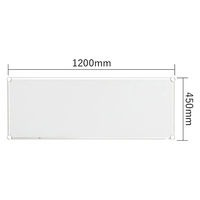 【軒先渡し】エレクター ベーシックシリーズ フラットシェルフ 幅1200×奥行450mm ホワイト 1セット（直送品）