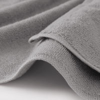 無印良品 ふっくらパイル大判バスタオル ７０×１４０ｃｍ グレー 良品計画