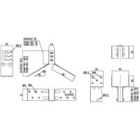 ダイドーハント DAIDOHANT 棟キュンパワー(棟金具) D80ー130 (ケース売:50個) 00045602 1箱(50個)（直送品）