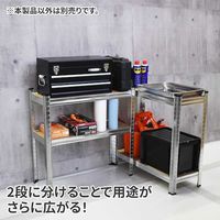 ワールドツール アストロプロダクツ AP スチールラック750mm 4段 2003000011050 1台 628-5124（直送品）