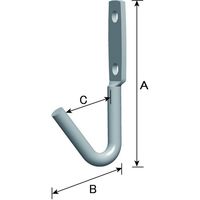 ダイドーハント DAIDOHANT ワイヤーダイヤ (フック金具) 10102112 1個 699-8188（直送品）