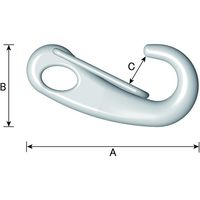 ダイドーハント DAIDOHANT ステンレス 2470S(バネ式フック金具) 50 10102065 1個 699-8178（直送品）