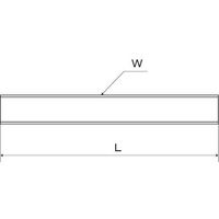サンコーインダストリー SUNCO クロメート 寸切 1/2X300 (1本入) C1-00-0502-8040-3000-02 1本（直送品）