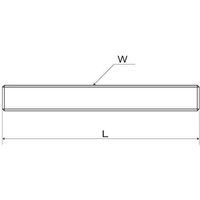 サンコーインダストリー SUNCO SUS寸切(平先 3/8X65 C1-02-0512-8030-0650-00 1本 377-7977（直送品）