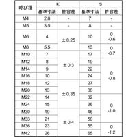 SUNCO 8.8 六角ボルト 全ネジ 4 X 45 (10本入) B0-00-0300-0040-0450-00-10P（直送品）