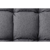 【軒先渡し】アイリスオーヤマ ウッドアームチェア Ｍサイズ ダークグレー 1台（直送品）