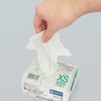 川西工業　検査検診用ニトリルグローブ ニトリーン ホワイト XS M008XS 1袋（125枚入）