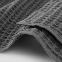 無印良品 ワッフルバスタオル（新） ６０×１２０ｃｍ チャコールグレー 良品計画