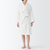 無印良品 ふっくらパイルバスローブ 男女兼用Ｌ-ＸＬ オフ白 良品計画