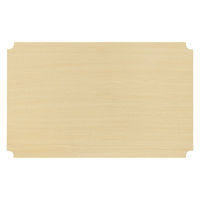 アイリスオーヤマ カラーメタルラック 専用 ウッドボード 幅535×奥行335×高さ5mm ホワイト 1セット(10枚入)（直送品）