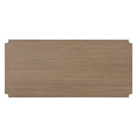 アイリスオーヤマ カラーメタルラック 専用 ウッドボード 幅735×奥行335mm ブラック 1セット(10枚入)（直送品）