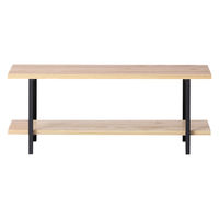 アイリスオーヤマ ＡＶボード 幅750×奥行297×高さ300ｍｍ ナチュラル/ブラック 1台（直送品）