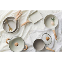 アイリスオーヤマ ナチュかるフライパン２８cm ＩＨ・ガス火対応 グレイッシュモカ 1個（直送品）