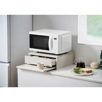 アイリスオーヤマ レンジ下収納 幅450×奥行395×高さ166ｍｍ ホワイト 1台（直送品）