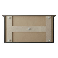 アイリスオーヤマ スチールベッド引き出し 幅968×奥行494×高さ210ｍｍ ブラック/ウォールナット 1個（直送品）