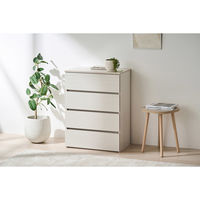 アイリスオーヤマ 組立簡単ウッドチェスト 幅590×奥行390×高さ816ｍｍ ホワイト 1台（直送品）