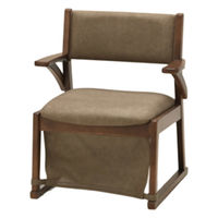 【軒先渡し】光製作所 ミドル高さチェア フェルテチェア ウォールナット 1脚（直送品）