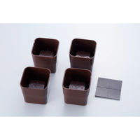 スマイルキッズ こたつの高さをあげる足 スリムブラウン AKO-71BR 1個（直送品）