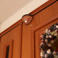 スマイルキッズ ドア用センサーライト木目調 ASL-3303MO 1個（直送品）