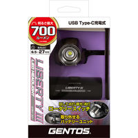 ジェントス リバティBOX着脱式無段階調光ヘッドライト充電式 LY-FOM3 1台（直送品）