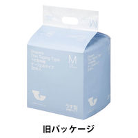 旧パッケージ【大人用おむつ/テープ止め】アスクル×エルモアいちばん うす型伸縮テープ止め　重ね貼りクロステープ　Mサイズ　1パック（20枚入）　 オリジナル