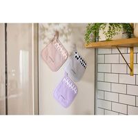 鍋敷き ミトン 18×18cm ブラウン SONOMA LV-0381 1個 撥水・防汚 マグネット LIV PLUS