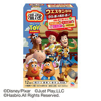 入浴剤 炭酸 温泡 ONPO  トイ・ストーリー ウエスタンBOX 12錠入 1セット（1箱（4種×3錠）×4） 透明タイプ アース製薬