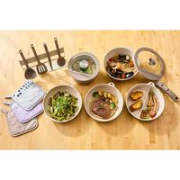 フライパン 24cm IH・ガス火対応 SONOMA グレージュ LV-0361 1個 食洗機対応 オーブン対応 LIV PLUS