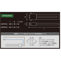 ブライトライト コンパクト蛍光灯形LEDランプ LDFHP23/11W/AC/EXN 1本（直送品）