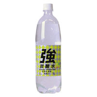 友桝飲料 強炭酸水 レモン 1L 1セット（30本）