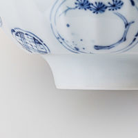 西海陶器 波佐見焼 藍染丸紋 持易丼 1箱(5個入) 74206（直送品）