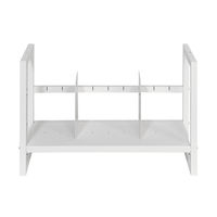 スマイル スタッキングブックスタンド 幅550mm ホワイト 722054 1台