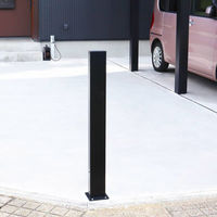 (株)TOKO コーナーポールチェーン受けなし(ブラック) GFPOL02KC 1S(1S)（直送品）